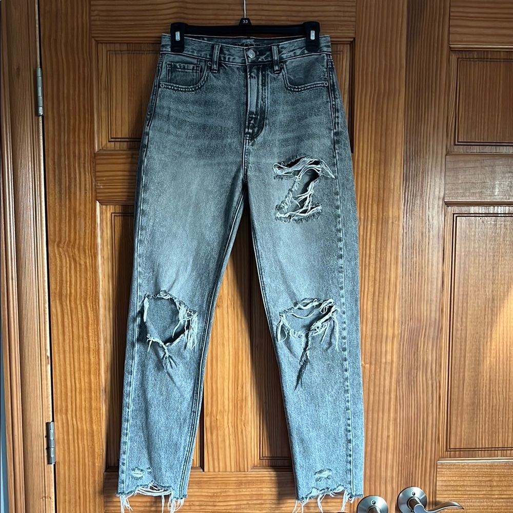 Women’s Distressed Mom Jeans